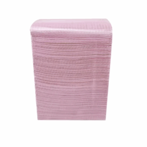 Baberos dentales impermeables, 125 unid. por paquete. Rosado